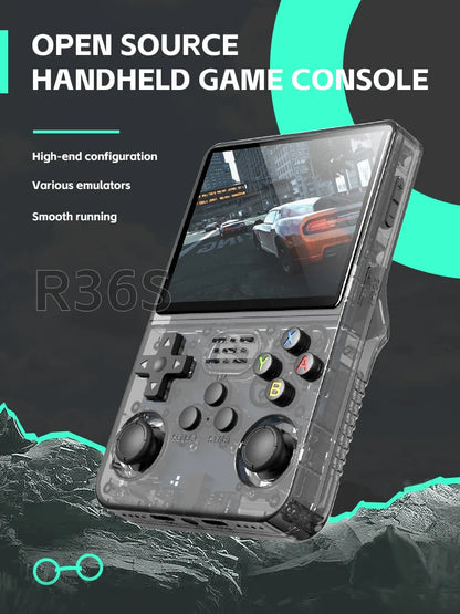 R36S Retro Handheld Video Game Console