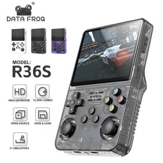 R36S Retro Handheld Video Game Console