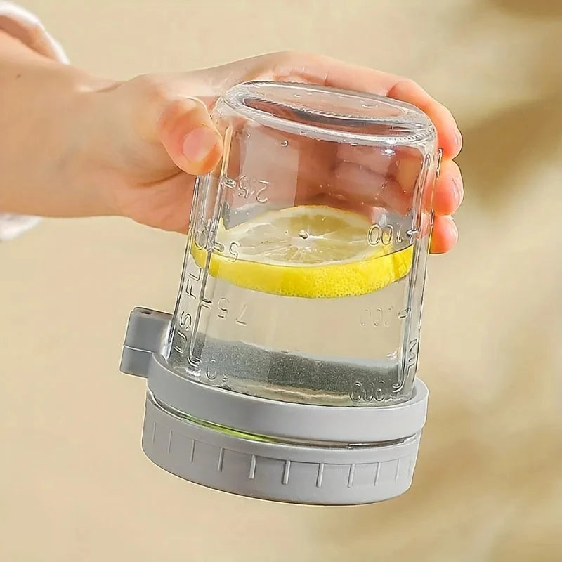 Portable Overnight Oat Glass Cup Water Mug