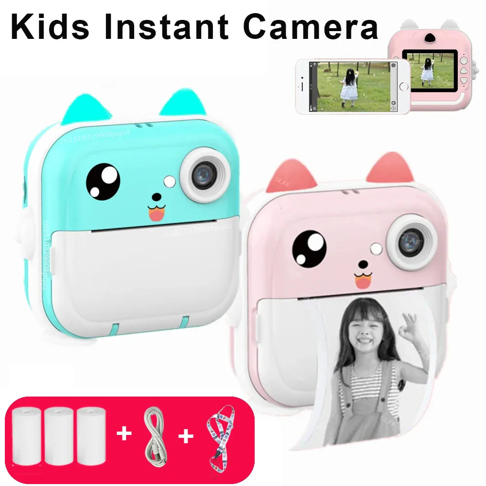 Digital Children Camera For Photography Instant Print Photo