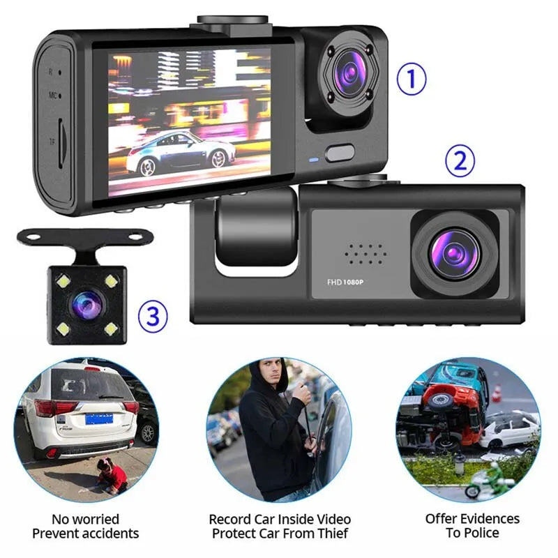 Dash Cam W/ IR Night Vision